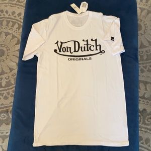 Von Dutch Logo Tee Men’s Medium NWT